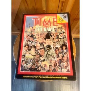 Time The Game Time Magazine Questions Board Game 1983 Rare Vintage Complete